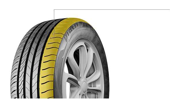 Асимметричный рисунок протектора.