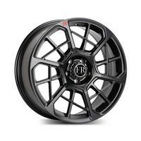 FR Replica IVF-3165 Matt Black 5*108 9.5xR22 ET48 DIA63.4
